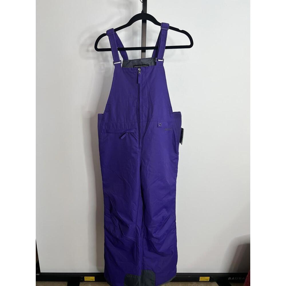 NWT Arctix Kids Insulated Snow Bib Overalls Purple Youth Large 14/16